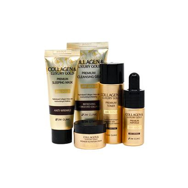 3W Clinic Collagen & Luxury Gold Premium Special Starter Kit
